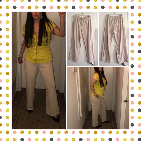 Gilligan & O'Malley Pants - SOLDCreme beige comfy oversized pjs sweats sz M